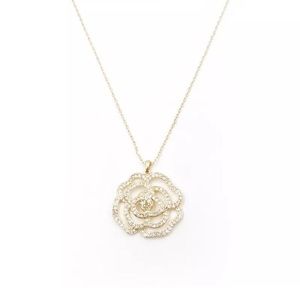 kate spade new york Gold Pave Rose Garden Necklace